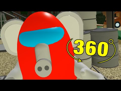 ROBLOX PIGGY 2 AMONG US NEW JUMPSCARE 360