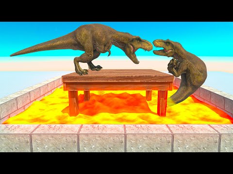Each Unit Against Itself On Falling Platform ► Animal Revolt Battle Simulator