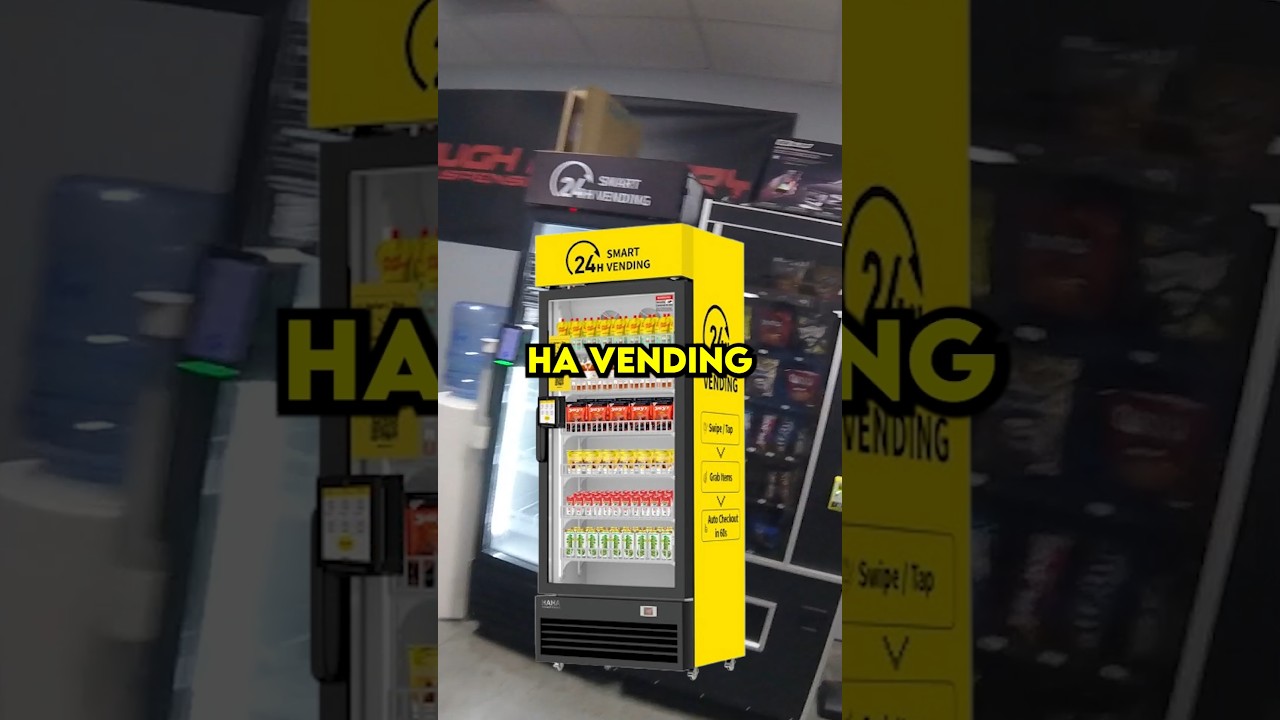 HAHA VENDING AI SMART COOLERS Are The New Vending Machine Generation! #hahavending #AISMARTCOOLER