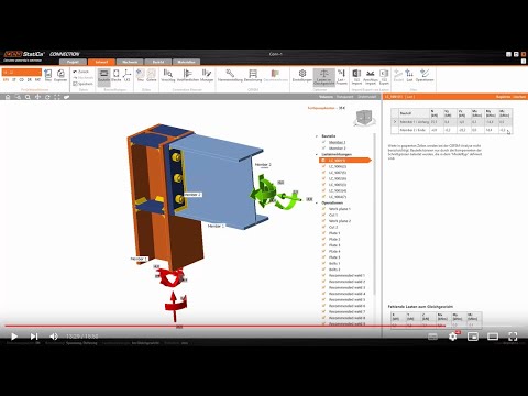 Stahlbemessung Teil 9 - Stahlverbindungen mit IDEA StatiCa, Revit und SOFiSTiK