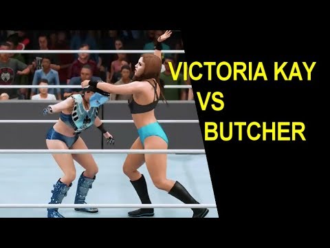 WWE 2K18 Victoria Kay vs Butcher