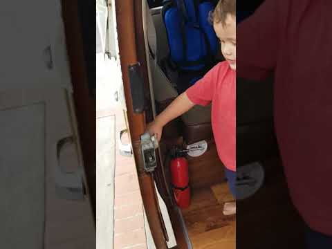 Thumbnail for Putting the finishing touches on our new VW bus sliding door handle by Bus