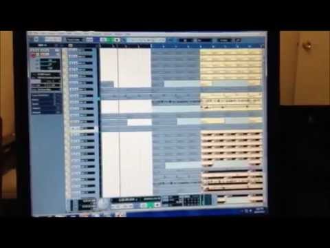 3  Making DEMO Beats in the studio with Cubase, (HAZEBDOWN PROD.)