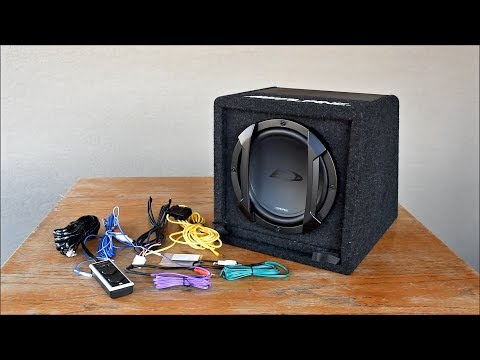 Alpine SWE-815  Active car subwoofer (unboxing)
