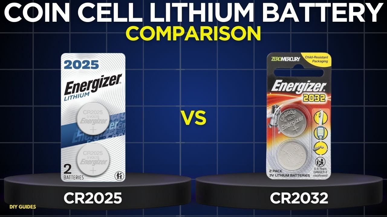 CR2025 vs CR2032 Batteries Comparison | Which Battery Actually Lasts Longer in Real Devices?