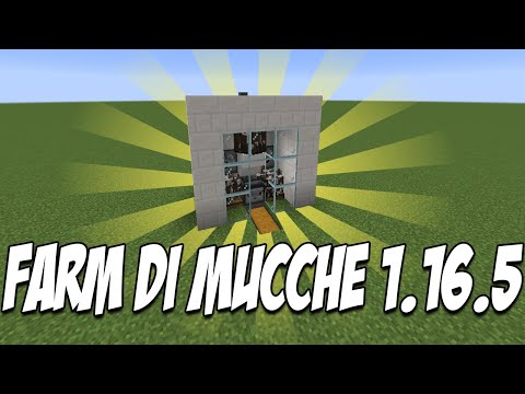 [1.16+] FARM DI MUCCHE INFINITA E SEMPLICISSIMA!! - Tutorial Minecraft ITA