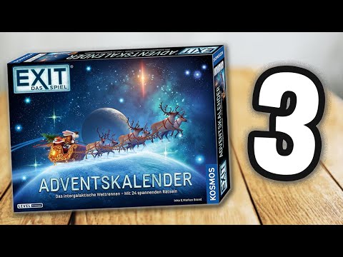 EXIT ADVENTSKALENDER  - Tag 03 (Das intergalaktische Wettrennen 2024) - Spielregeln TV | KOSMOS