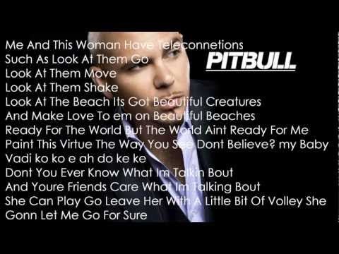 Taio Cruz ft. Pitbull - There She Goes Lyrics HD (Prod. by RedOne)