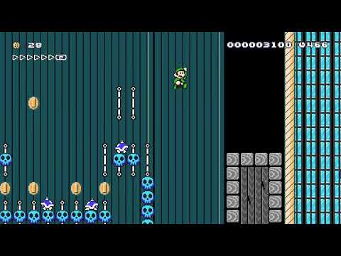 Spiky Skull Manor by DianeHeart 🍄 Super Mario Maker 2 ✹Switch✹ #bku