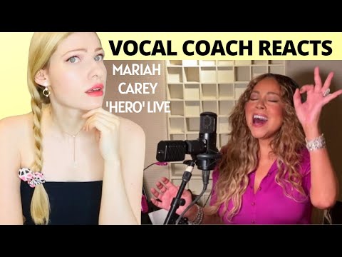 Vocal Coach Reacts: MARIAH CAREY Hero Live