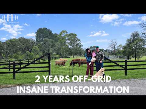 From NEGLECTED to AMAZING: 2 Year TIMELAPSE Off-grid Australian Homestead - FULL Farm TOUR