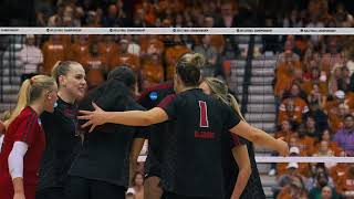 Wisconsin Volleyball vs #1 Texas || 2025 NCAA Regional Final || Cinematic Highlights