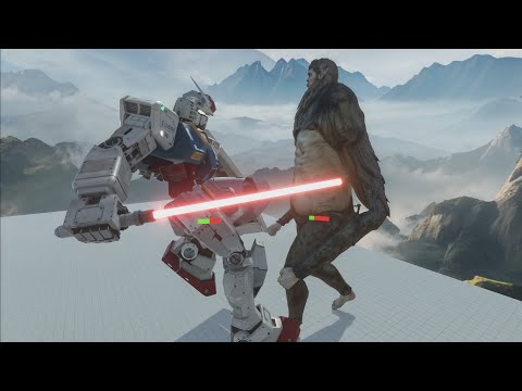 Steel vs Titan! Gundam Fights Beast Titan in Brutal ARBS Clash