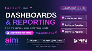 PMS Dashboards & Reporting Demo | Live Appraisal Status & Reports | aim performance™ | usrinfo.tech