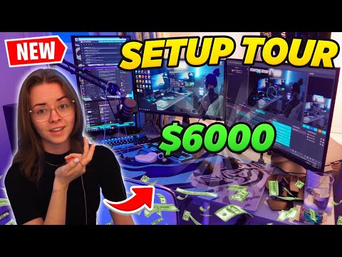 MY ULTIMATE STREAM & GAMING SETUP TOUR! ($6,000)