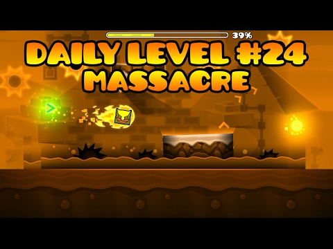 Geometry Dash [2.1] - Daily level #24 - Massacre by GD Jose
