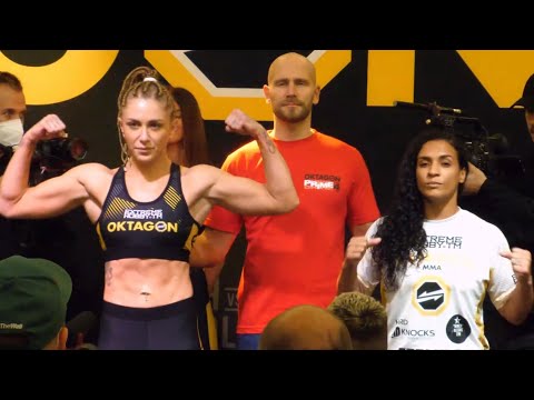 Olga Rubin vs. Priscila de Souza - Weigh-in Face-Off - (OKTAGON Prime 4)
