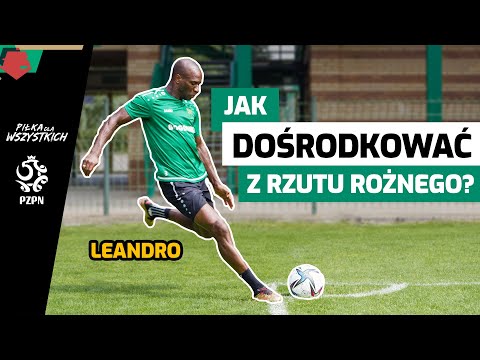 JAK DOŚRDOKOWAĆ Z RZUTU ROŻNEGO❓(ft. Leandro)