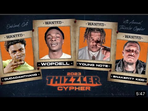 Wopdell x Young Note x SnakePitt Kidd  & DudaDamThang - Thizzler Cypher 2023 (REACTION)