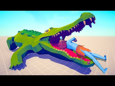 GIANT ALLIGATOR vs EVERY GOD - Totally Accurate Battle Simulator TABS