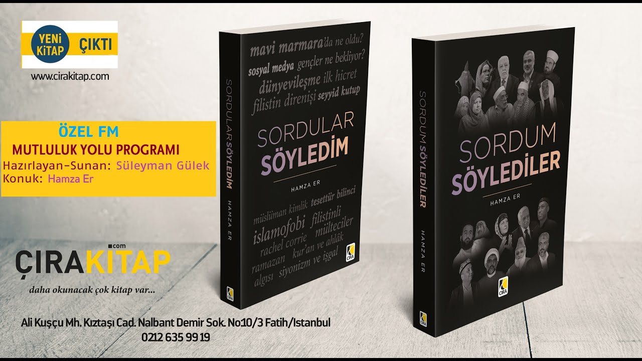 Kitap Söyleşi - Hamza Er - 16.Eylül.2020