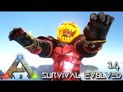 ARK: SURVIVAL EVOLVED - HAPPY HALLOWEEN SKINS EMOTES & BUFFOON TAMING !!! PRIMAL FEAR OLYMPUS E14