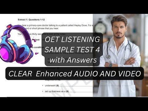 OET Listening sample test 4 with answers (nursing)