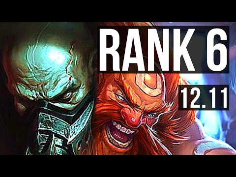 URGOT vs GRAGAS (TOP) | Rank 1 Urgot, Rank 6, 7/2/9 | TR Challenger | 12.11