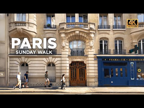 PASEO EN 4K POR PARÍS - La hora dorada, vistas impresionantes del río y rincones parisinos escondido