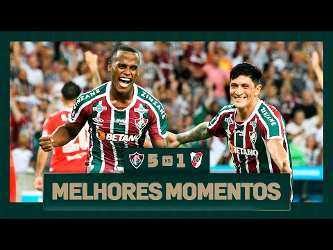 FLUMINENSE 5 X 1 RIVER PLATE | CONMEBOL LIBERTADORES 2023 | MELHORES MOMENTOS