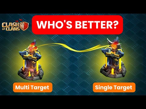 Single Target vs Multi Target Inferno Tower - Clash of Clans