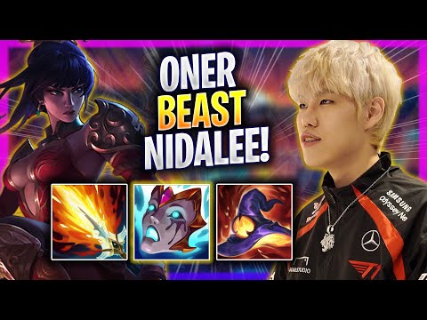 ONER IS A BEAST WITH NIDALEE! - T1 Oner Plays Nidalee JUNGLE vs Taliyah! | Season 2024