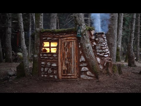 Build a fairytale house in the woods. Cozy and warm with a stove made of red clay and stones.Skills