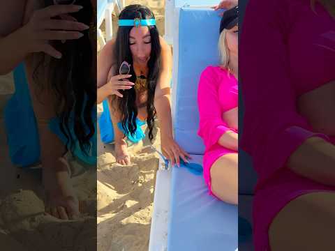 Witchcraft on the beach…🤫🤭🪄 (not for kids) #jasminemeyer