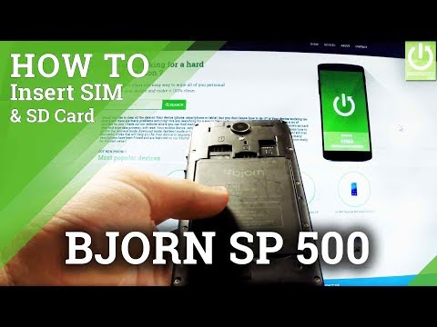 How to Insert SIM & SD in BJORN SP500 - Set Up SIM Card