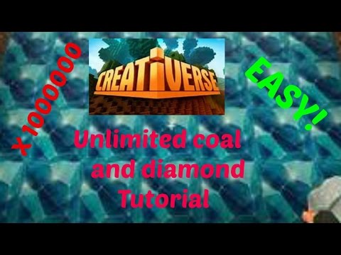 Creativerse | HOW TO GET UNLIMITED DIAMONDS AND COAL GLITCH! | Video #6