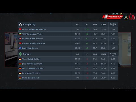 LAST CHANCE!! Complexity vs Sprout  CSGO Flashpoint   HIGHLIGHTS !!!
