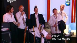 le groupe Kiemsa en live sur le plateau d'ATLM avec Ginie Van de Noort