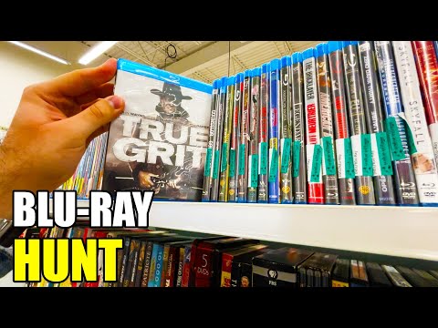 BLU-RAY HUNTING AT THE THRIFT STORE!! | Cheap Blu-rays and 4K's
