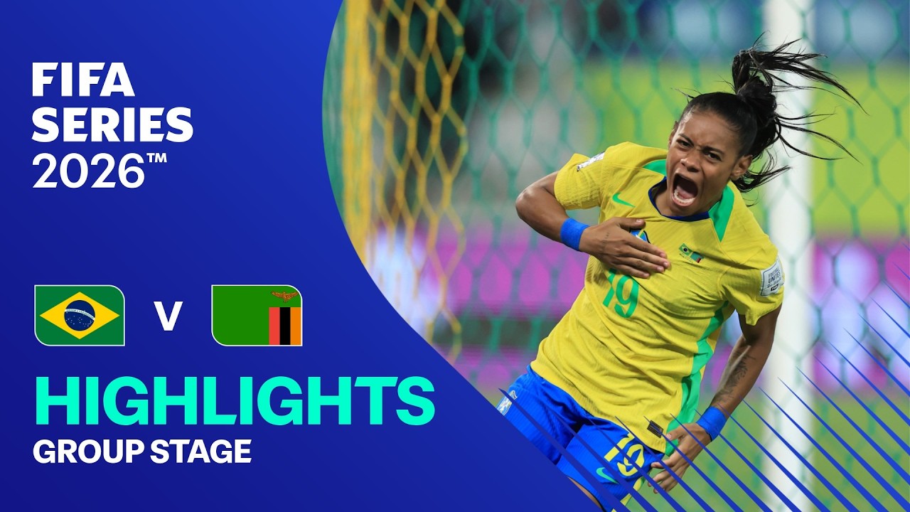 Brazil vs Zambia Highlights