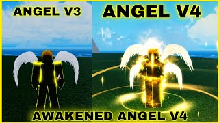 Getting Angel V4 with Full Upgrade ( Guild ) + Showcase In Blox Fruits