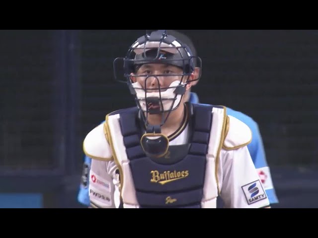 【7回表】女房役が盛り立てる!! バファローズ・若月健矢 正確なスローイングで盗塁阻止!! 2024年6月22日 オリックス・バファローズ 対 埼玉西武ライオンズ