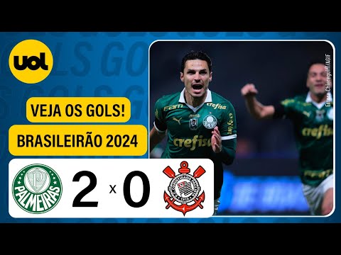 PALMEIRAS 2 X 0 CORINTHIANS - CAMPEONATO BRASILEIRO 2024; VEJA OS GOLS