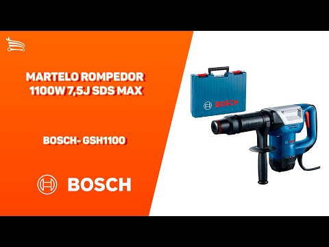 Martelo Rompedor GSH 500 1100W 7,5J  SDS MAX - Video