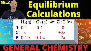 15.3 Equilibrium Calculations (ICE Tables) | General Chemistry