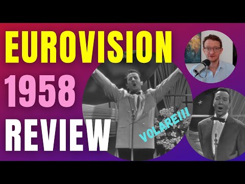 Eurovision 1958 Summary - Volare becomes Eurovision's biggest hit, first choreo and Polenta