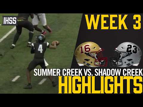 Shadow Creek Stuns State Contender Summer Creek 24-14 at Freedom Field