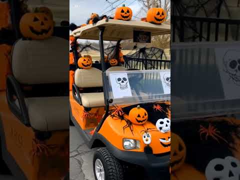 GHOST Ridin'..saving the seats for you and the family! We've got carts ready to roll for Halloween