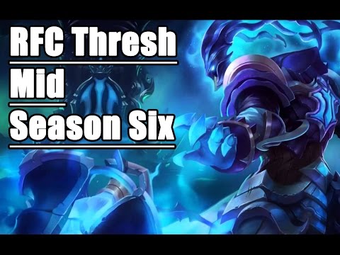 Rapid Firecannon Thresh Mid - Full Game Commentary - League of Legends
