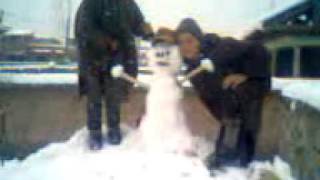 Kashmiri snowman